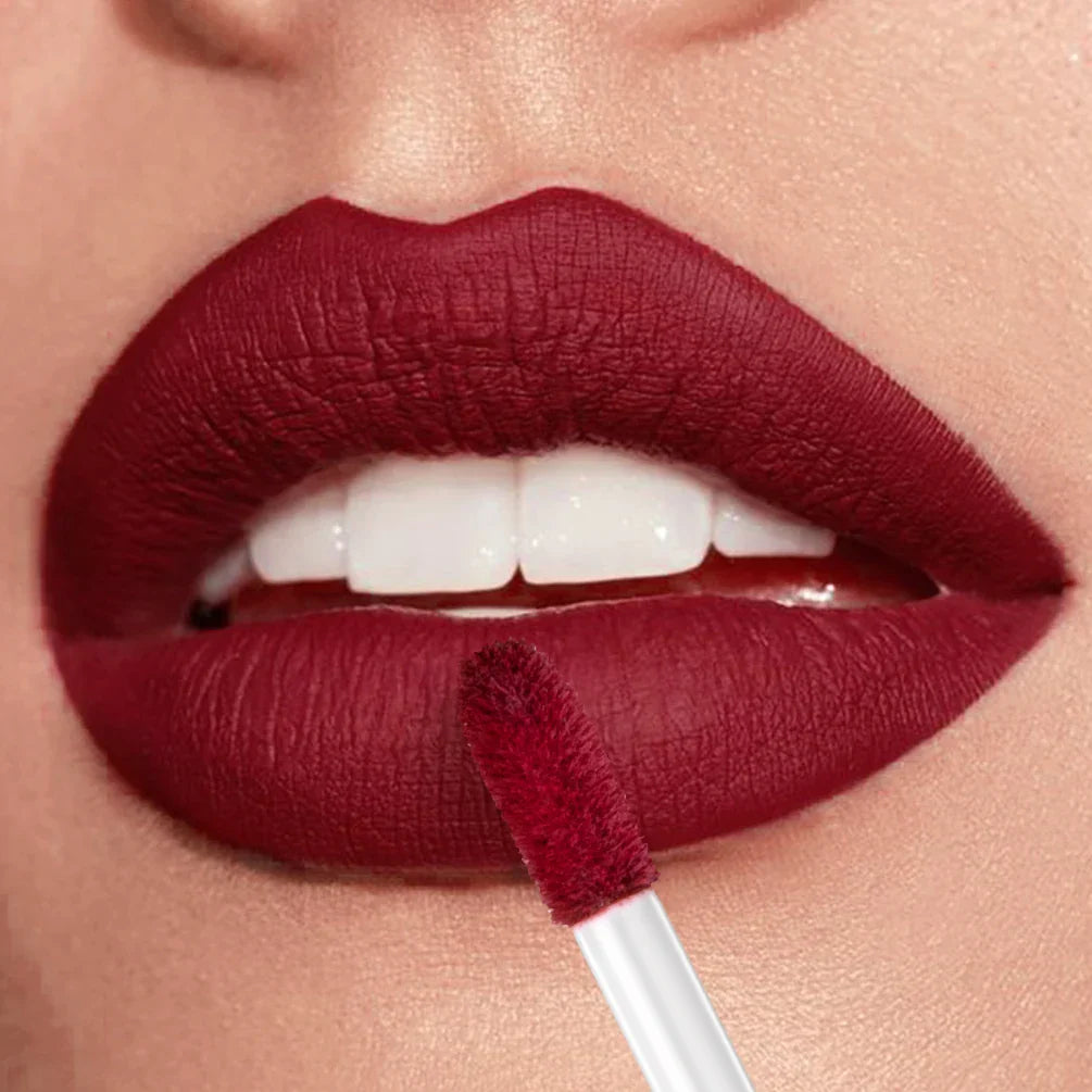 24-hour long-lasting 12-color matte velvet lip gloss